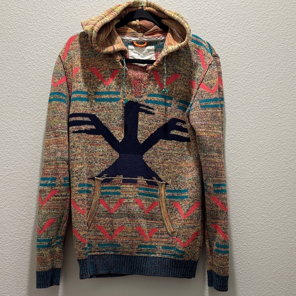 Koto Tribal Hooded Sweater Medium